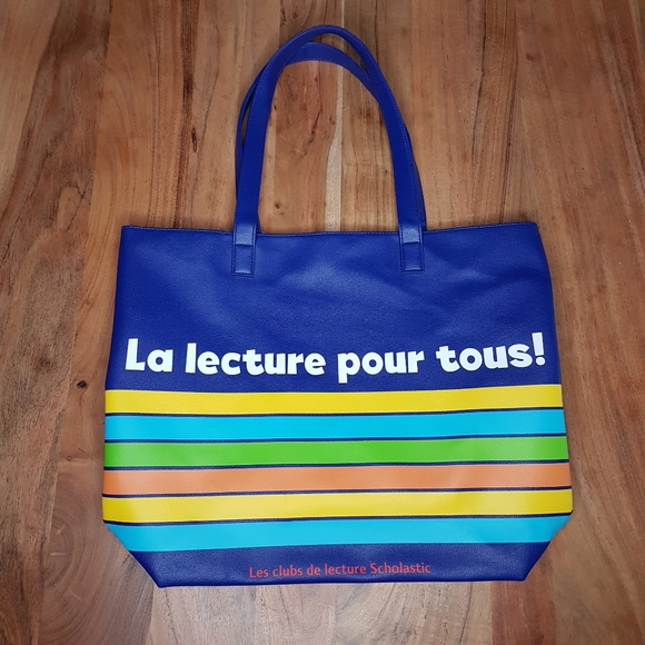 🌏 Retro looking Large Tote Bag - Picture 3 of 6